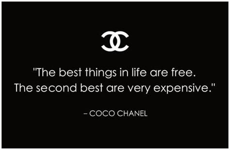 chanel quotes on expensive